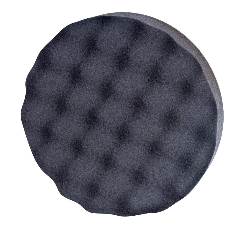 Genesis GAFPP7 Universal 7" Quick-Change Waffle-Pattern Foam Polishing Pad with Reusable Hook and Loop Backing - Image 1